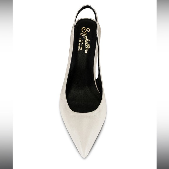 Seychelles Brooklyn Kitten Heel in White - Picture 15 of 16